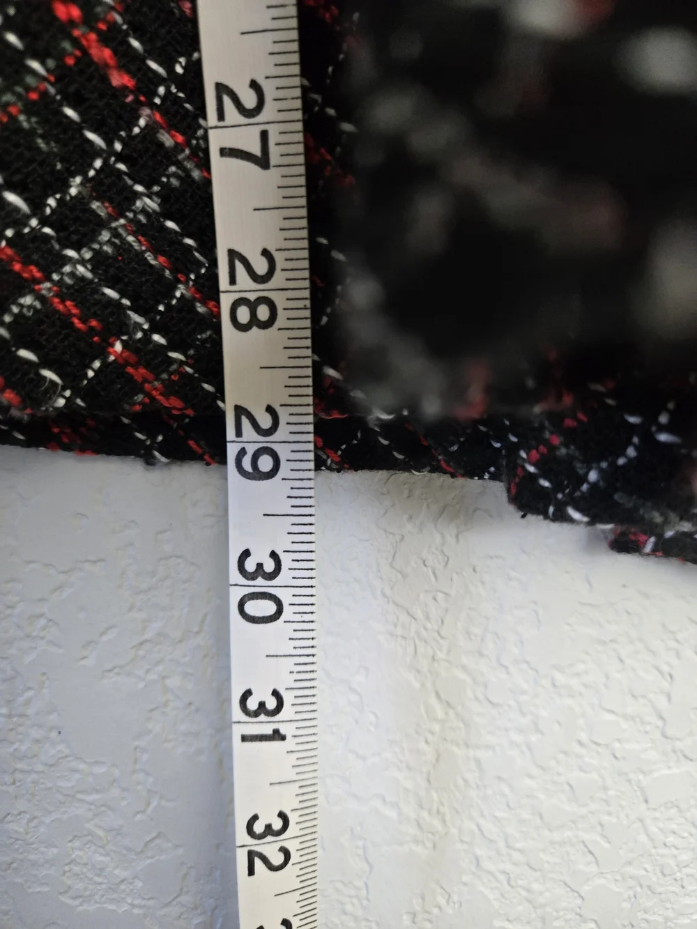 NWT Elegant Plaid Tweed A-Line Skirt Size Medium